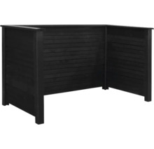 Siktsskyddselement av trä för utomhusbruk