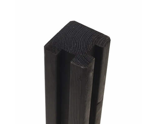 Trästolpe för staketkonstruktion