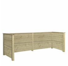 Synskydd i trä för trädgården