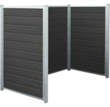 Insynsskyddselement med ram för tomtavgränsning