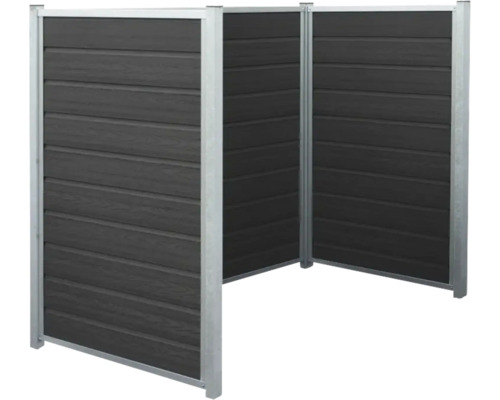 Insynsskyddselement med ram för tomtavgränsning