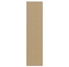 Träpanel med vertikala lameller för väggdekoration