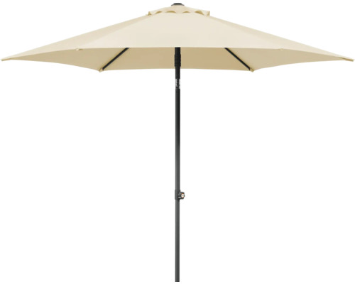 Parasoll med svart stativ