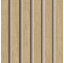 Träväggbeklädnad med vertikala lameller för väggdesign