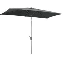 Rektangulärt parasoll med mittstång