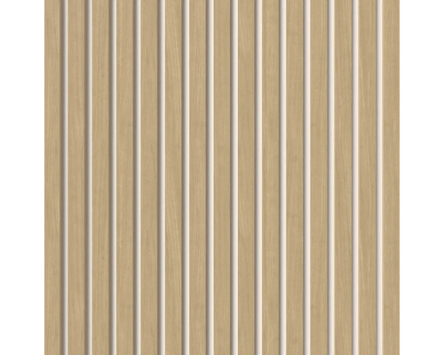 Träpaneler med vertikala, vita accenter för väggdekoration