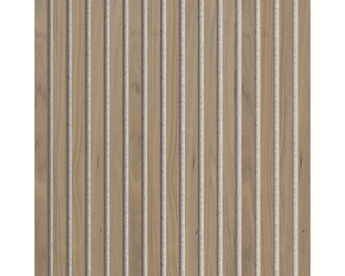 Träpanel med vertikala spår för väggdekoration