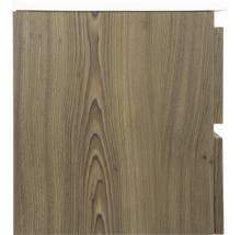 Detalj av ett badrumsskåp med trästruktur