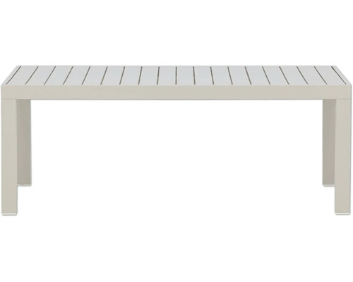 Trädgårdsbord med ribbad bordsskiva