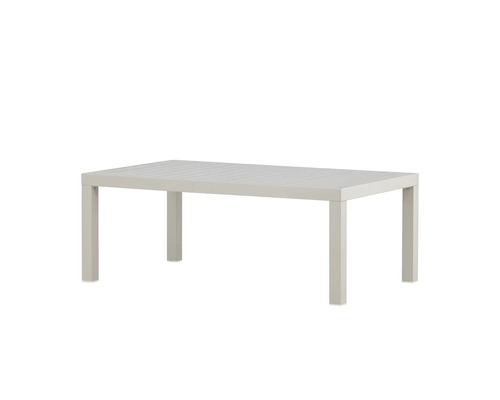 Rektangulärt trädgårdsbord med bordsben