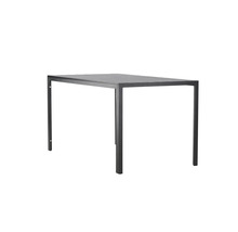 Trädgårdsbord med aluminiumram och rektangulär bordsskiva