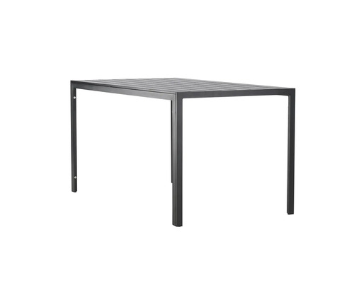 Trädgårdsbord med aluminiumram och rektangulär bordsskiva