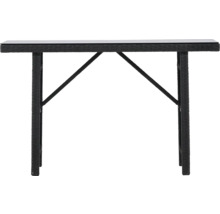 Barbord med rottingutseende och glasskiva