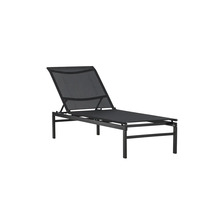 Solstol med ram och justerbart ryggstöd