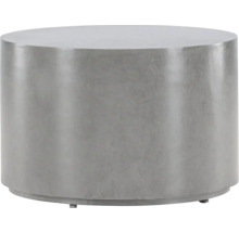 Cylinderformat sidobord av betong