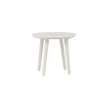 Runt sidobord med tre ben