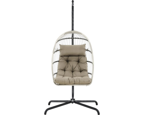 Hängfåtölj med stativ och sittdyna