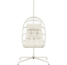 Hängfåtölj med stativ och sittdyna