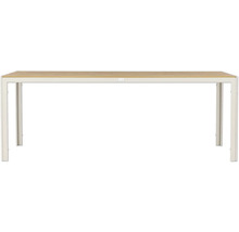 Matbord med träskiva och metallram