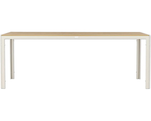 Matbord med träskiva och metallram