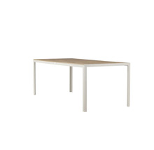 Trädgårdsbord med ram och bordsskiva