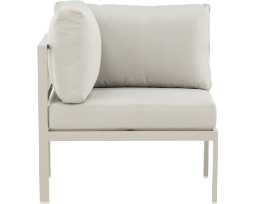 Soffmoduler VENTURE HOME Copacabana beige inkl. dynor Hörnmodul för trädgårdslounge med vadderade dynor