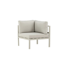 Hörndel för trädgårdslounge med kuddar