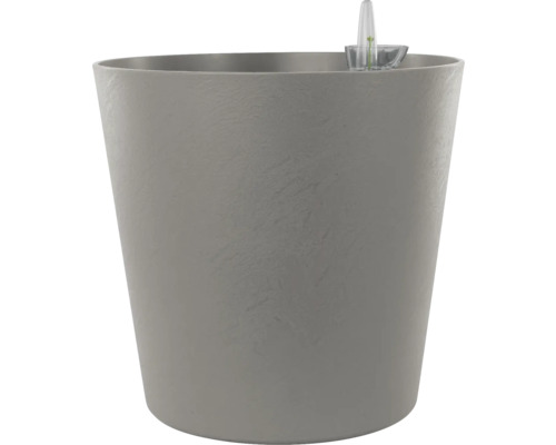 Blomkruka av plast med bevattningssystem