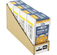Ansmann hörbatterier storlek 10, 40 stycken i en förpackning