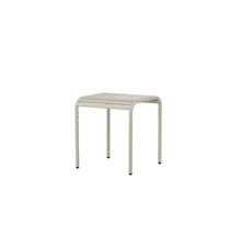 Trädgårdsbord med aluminiumram och ribbad bordsskiva