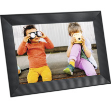 Digital fotoram med foto på två barn