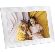 Digital fotoram med foto på två barn