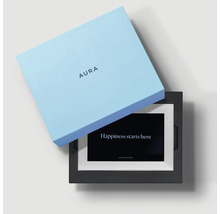 Aura digital fotoram med förpackning
