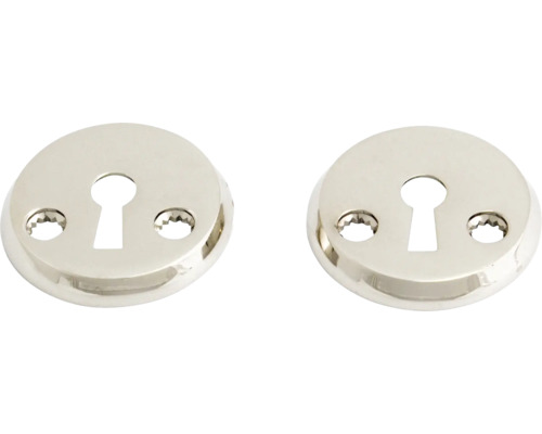 Två dörrrosetter för nycklar