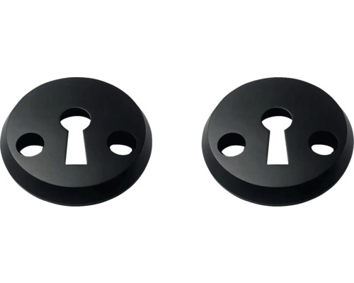 Två nyckelrosetter för cylinderlås