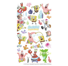 Illustration av Svampbob Fyrkant-karaktärer och undervattensvärld