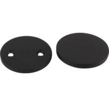 Två täcklock för sanitetsinstallationer