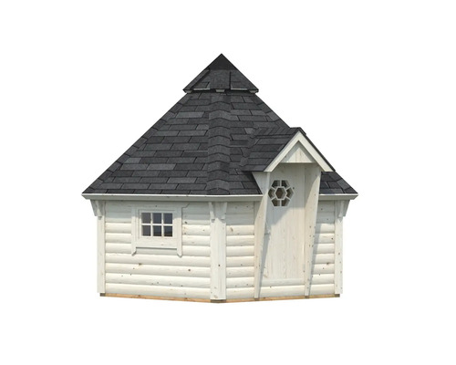 Grillkåta i trä med tak