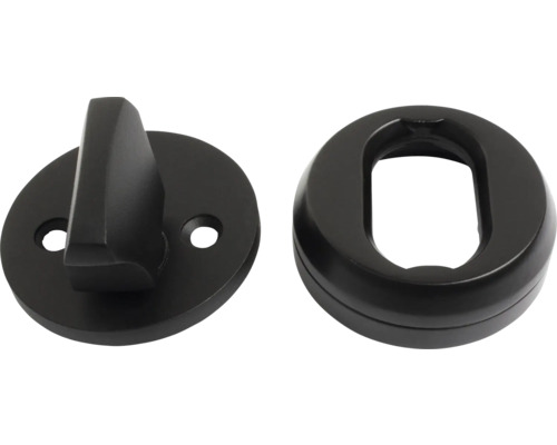 Cylindervredsats HABO F40 svart Dörrbeslag för badrum och toaletter