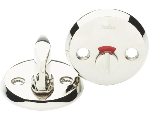 WC-beslag HABO A265Z nickel WC-dörrlås av metall