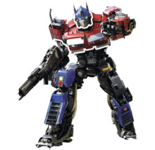 Optimus Prime figur med vapen
