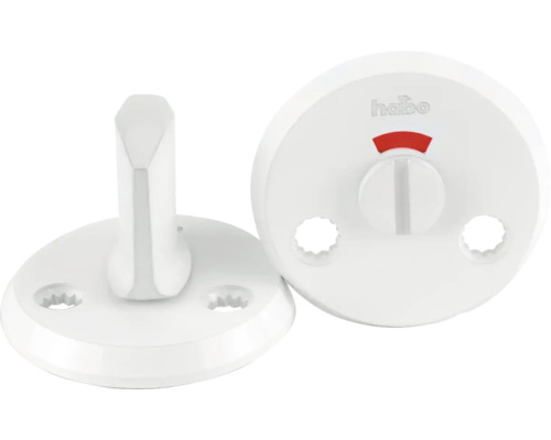 WC-beslag HABO A262 vit Habo dörrbeslag för badrum och toaletter