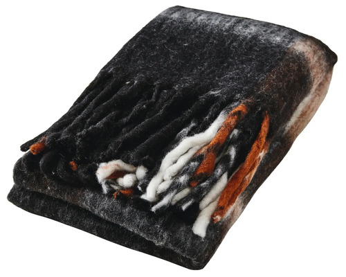 Vikt pläd med fransar