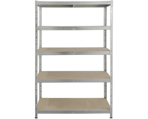 Metallhylla med fem hyllor