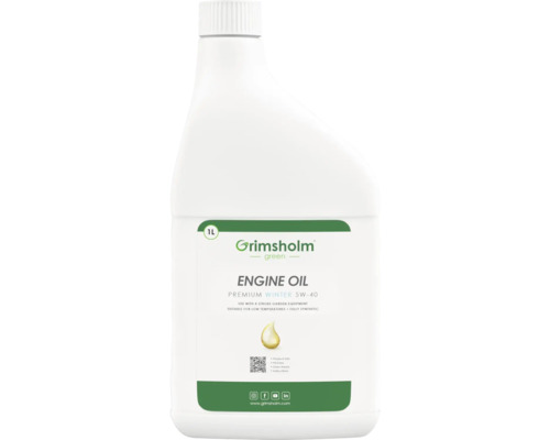 Grimsholm motorolja för vintern Premium 5W-40 i en 1-liters flaska