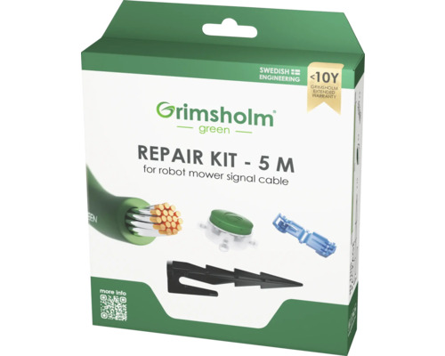 Grimsholm reparationssats fem meter för robotgräsklippares signalkabel i förpackning