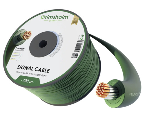 Signalkabel GRIMSHOLM mot gnagare 700m Grimsholm Green signalkabel för robotgräsklippare, 700 meters rulle