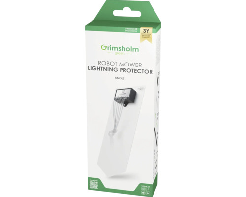 Åskskydd GRIMSHOLM för robotklipparens signalkabel Grimsholm robotgräsklippare åskskydd i kartong