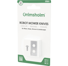 Grimsholm robotgräsklipparknivar, 12 stycken, passar Worx, Kress, Grouw & Landxcape