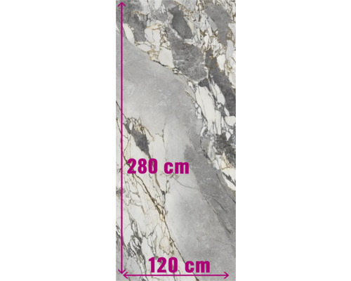 Kakelmönster i grått och vitt med en storlek på 280 gånger 120 centimeter
